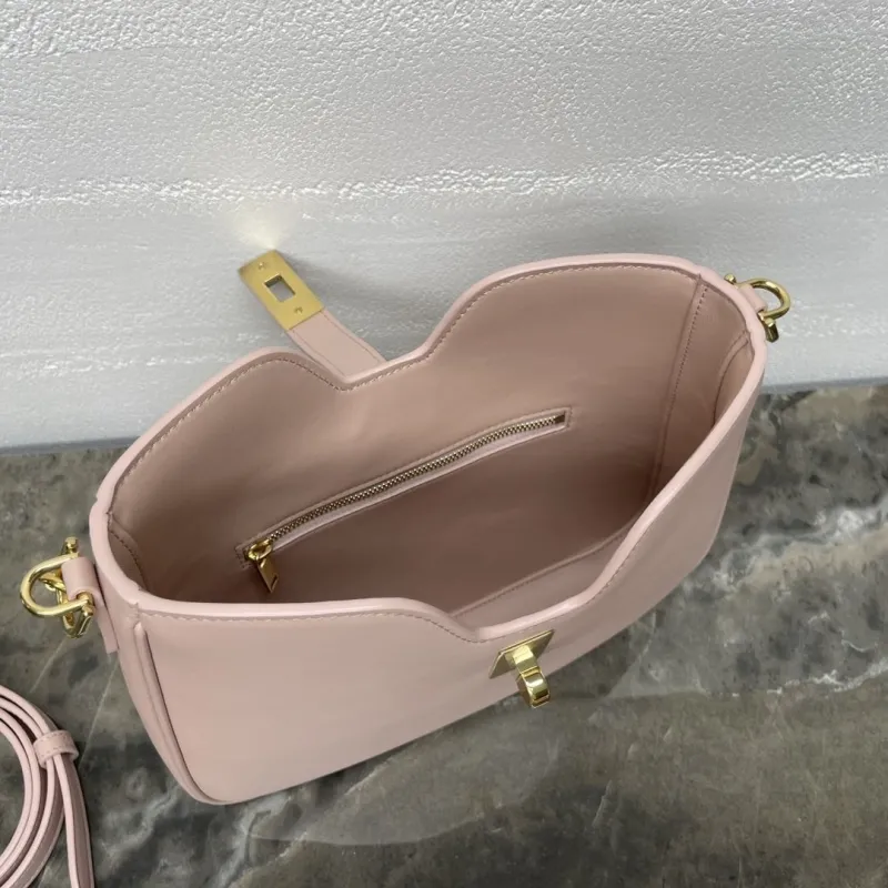 Celine Light Pink Top Handle Shoulder Bag 107 - Image 9