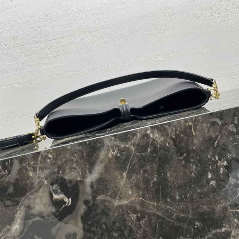 Celine Black Top Handle Bag 108 - Image 7