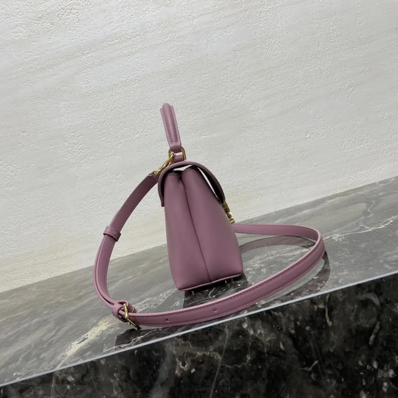 Celine Mauve Top Handle Crossbody Bag 115 - Image 3
