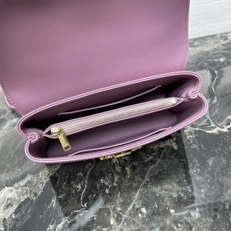 Celine Mauve Top Handle Crossbody Bag 115 - Image 9