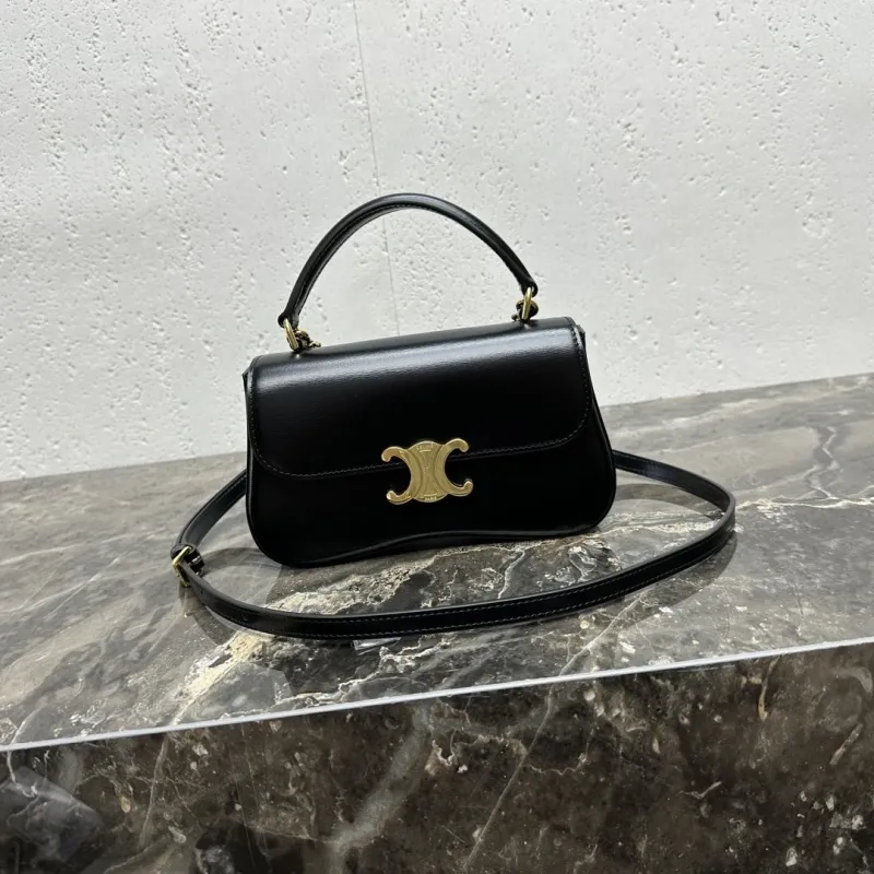 Celine Black Top Handle Crossbody Bag 121