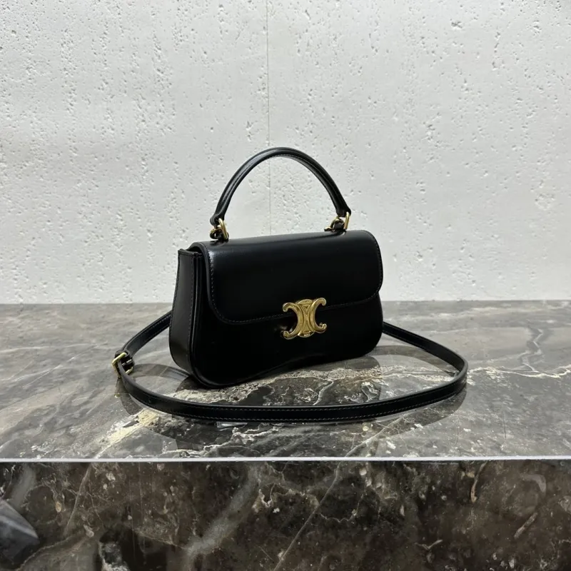 Alternative view of Celine Black Top Handle Crossbody Bag 121