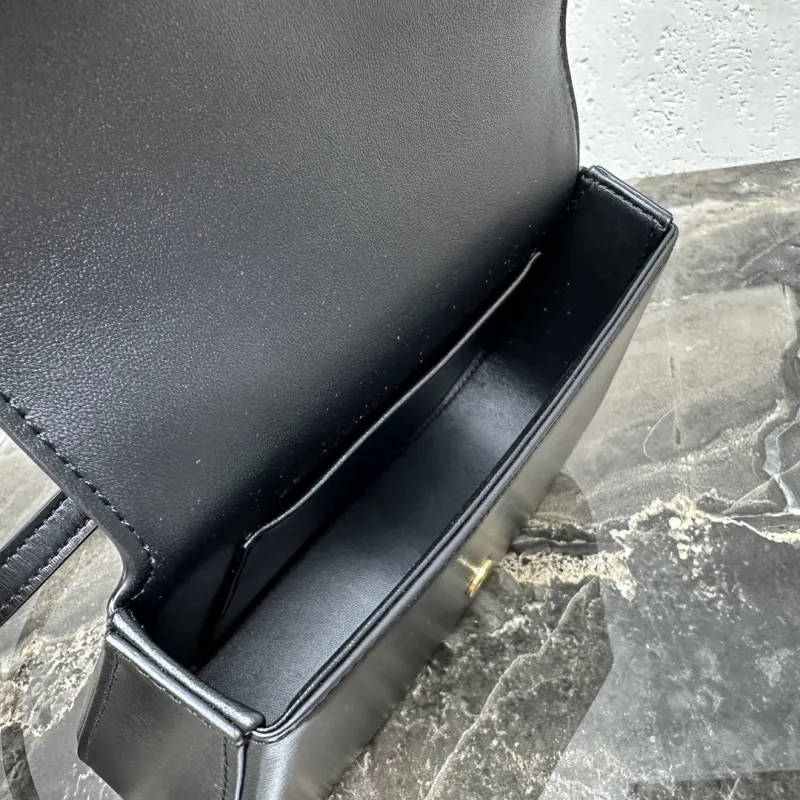 Celine Black Top Handle Crossbody Bag 121 - Image 7