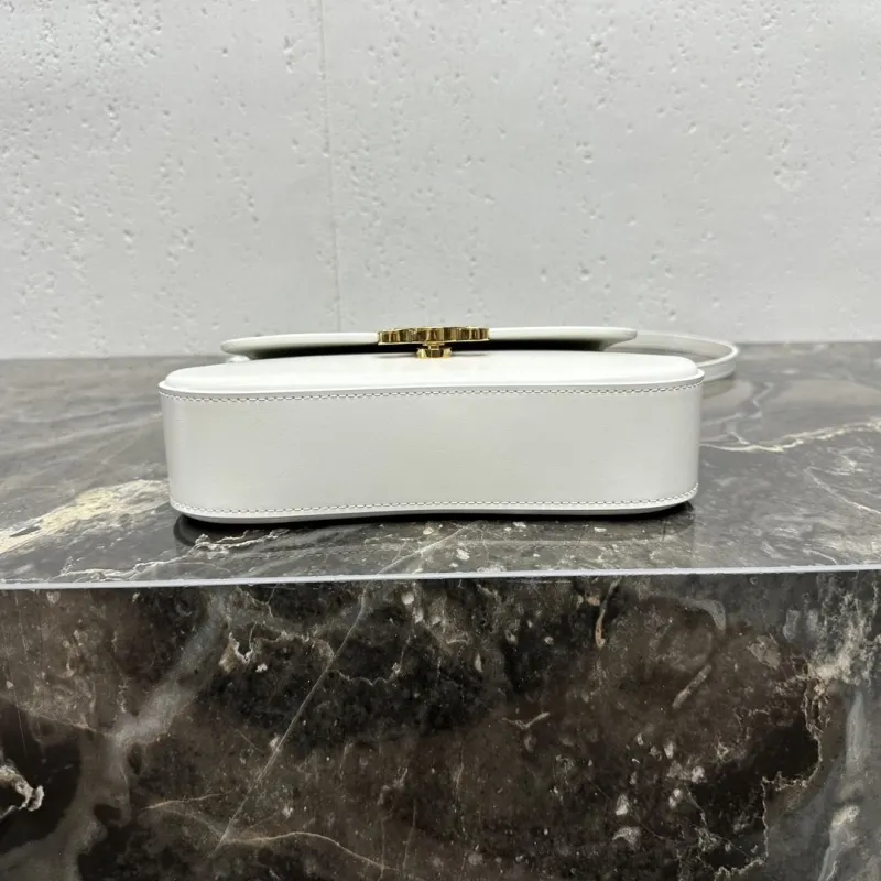 Celine White Top Handle Crossbody Bag 122 - Image 4