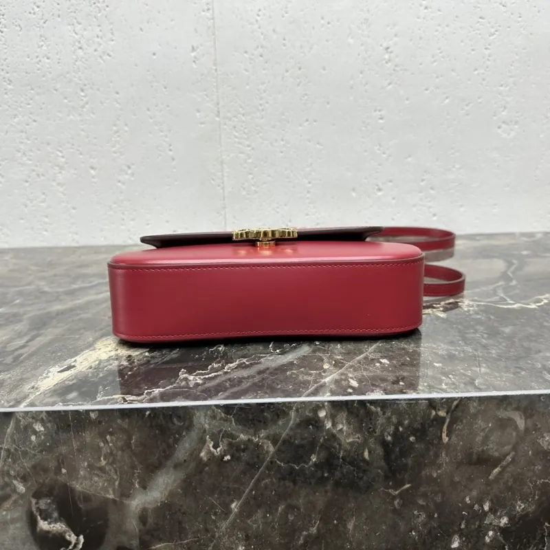 Celine Red Top Handle Crossbody Bag - Image 5
