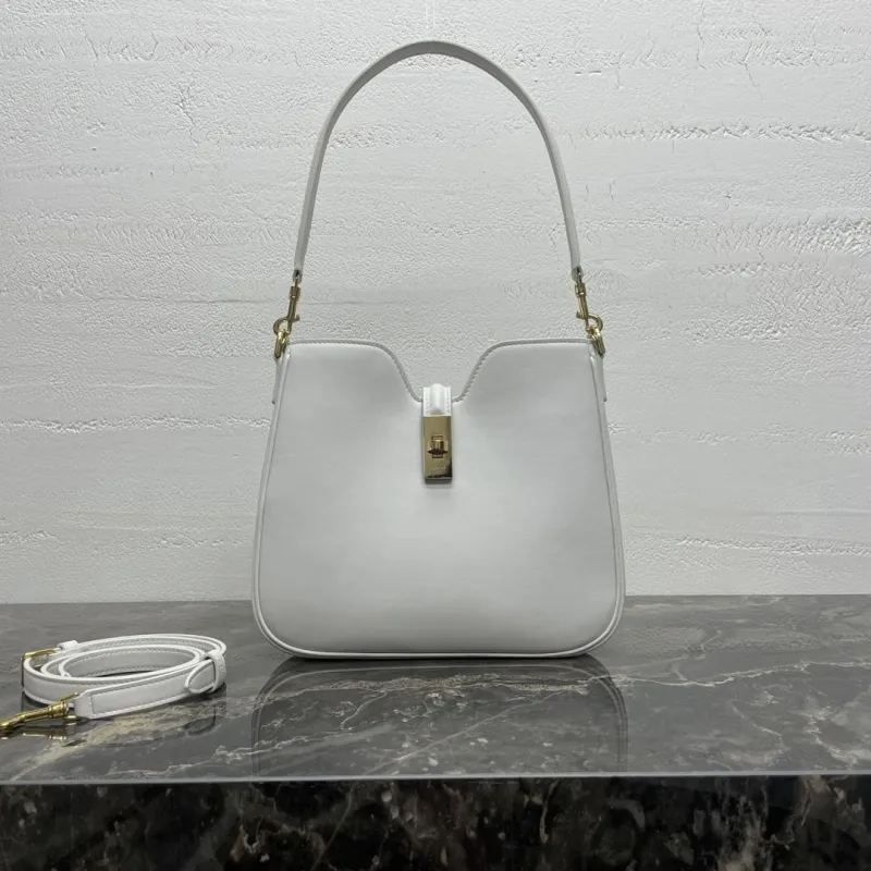 Celine White Top Handle Bag 126