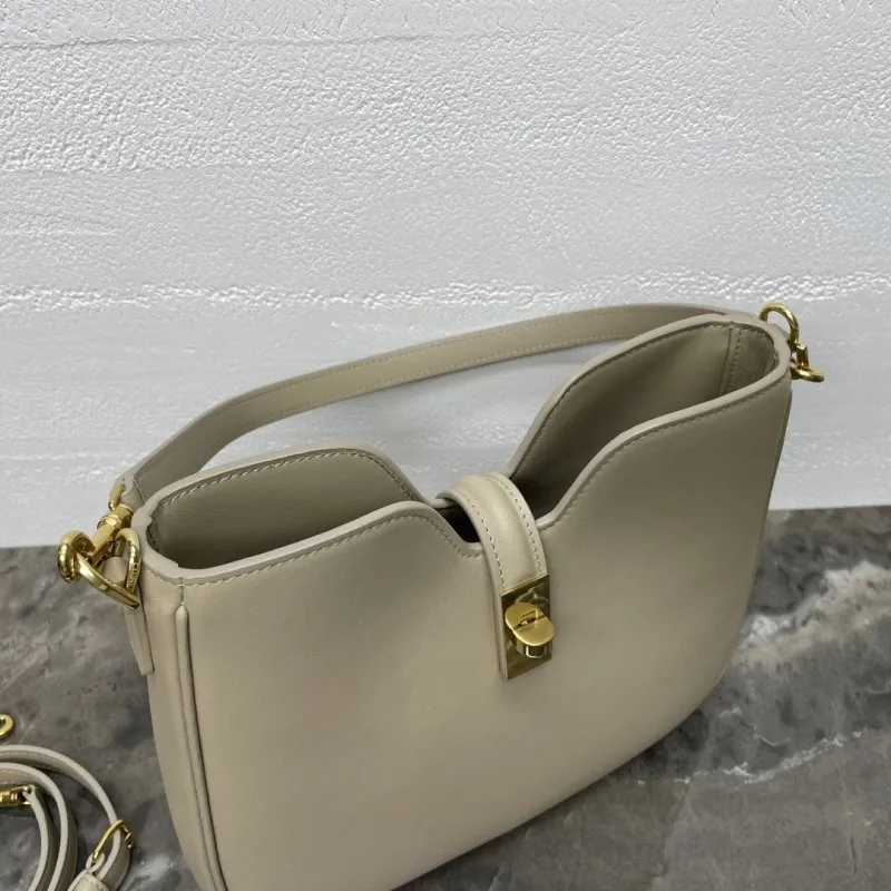 Celine Beige Top Handle Hobo Bag 127 - Image 8