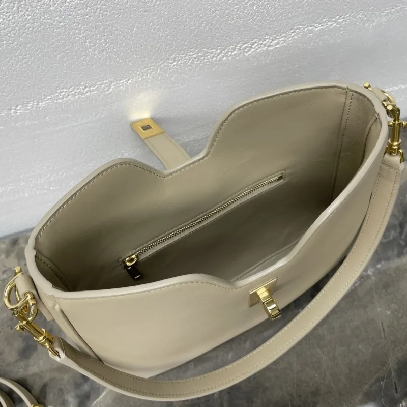 Celine Beige Top Handle Hobo Bag 127 - Image 9