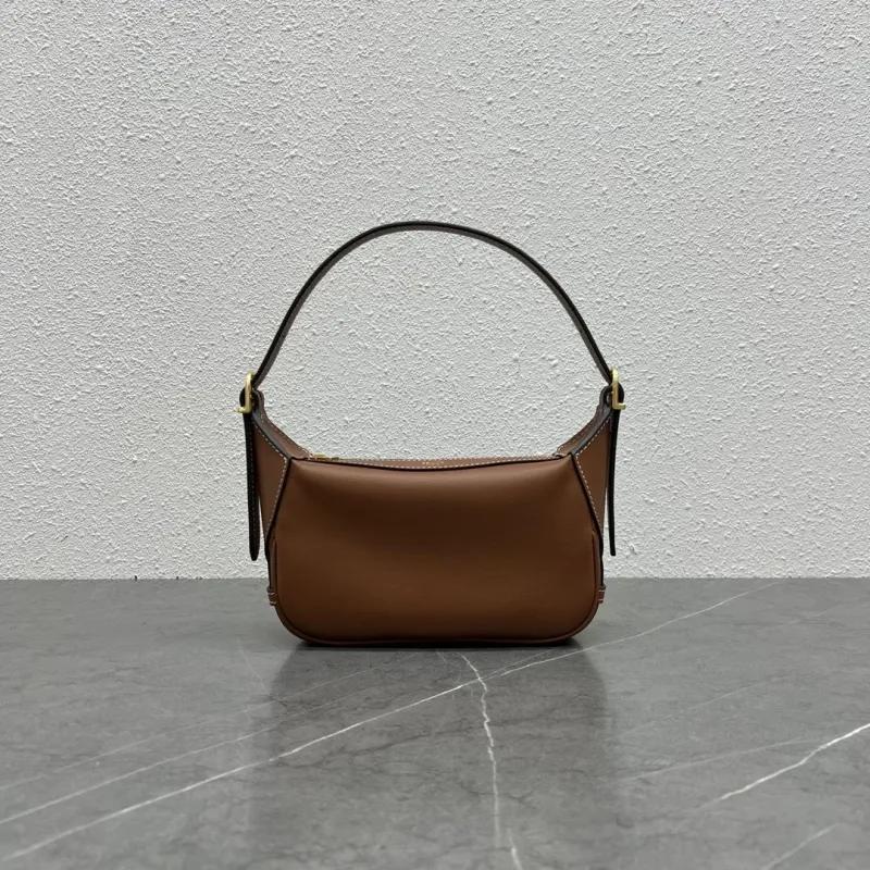 Celine Brown Top Handle Shoulder Bag 133