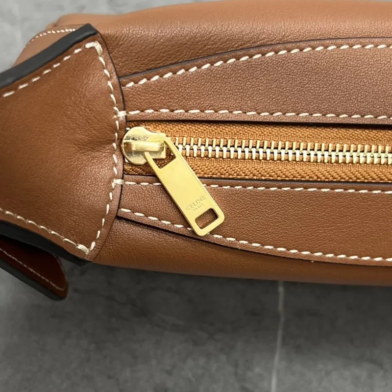 Celine Brown Top Handle Shoulder Bag 133 - Image 8