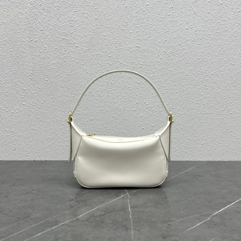 Celine White Top Handle Shoulder Bag 134