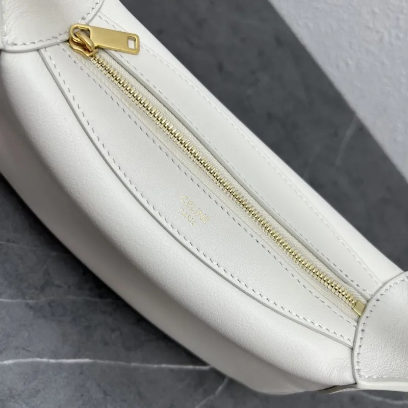 Celine White Top Handle Shoulder Bag 134 - Image 4