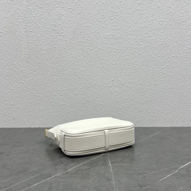 Celine White Top Handle Shoulder Bag 134 - Image 6
