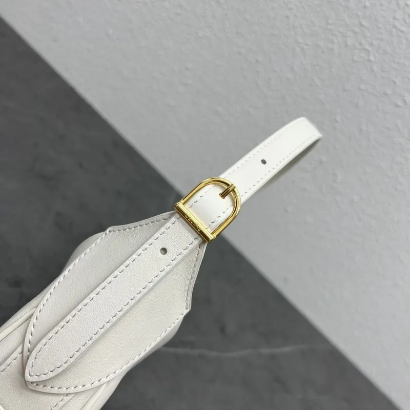 Celine White Top Handle Shoulder Bag 134 - Image 7