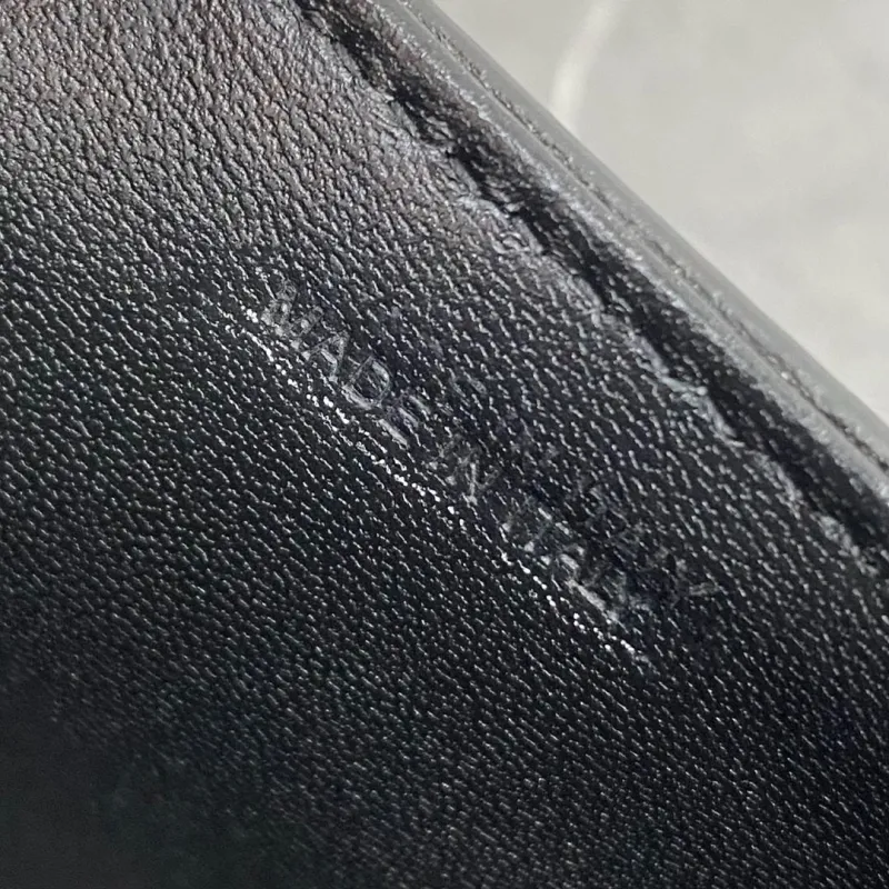 Celine Black Patent Leather Shoulder Bag 136 - Image 8