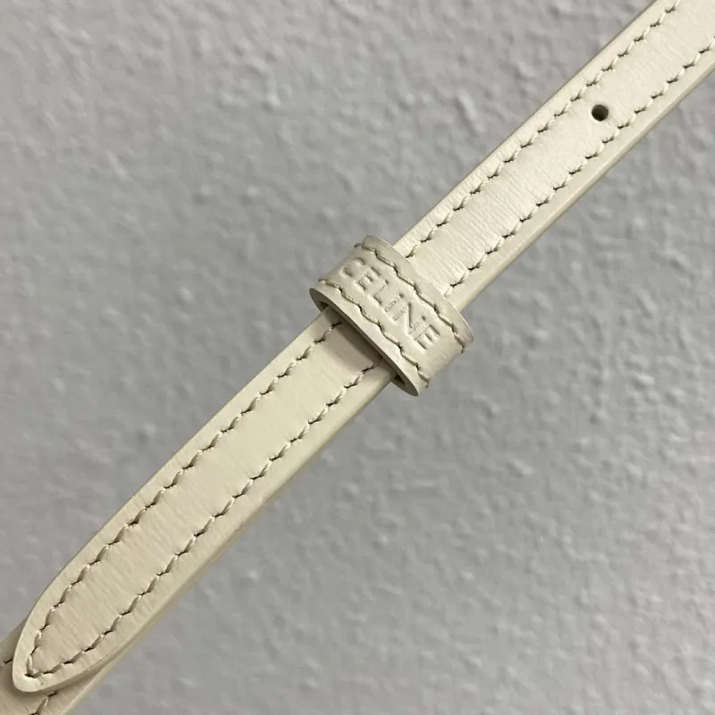 Celine Cream Top Handle Crossbody Bag 138 - Image 8