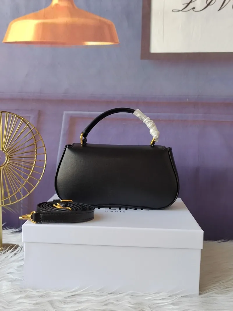 Alternative view of Celine Black Top Handle Crossbody Bag