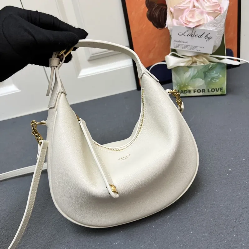 Celine Cream Hobo Crossbody Bag 6643SQ - Image 3