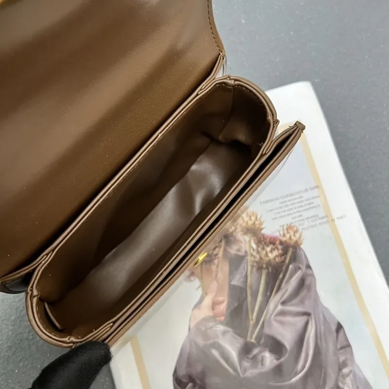Celine Brown Top Handle Crossbody Bag 7767SQ - Image 10