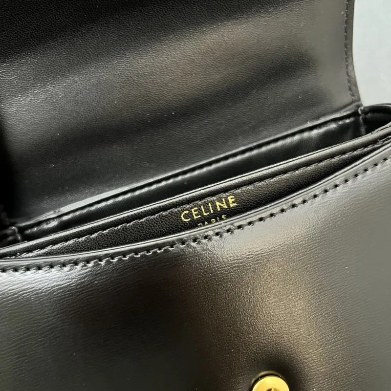 Alternative view of Celine Black Top Handle Crossbody Bag 7767SQ