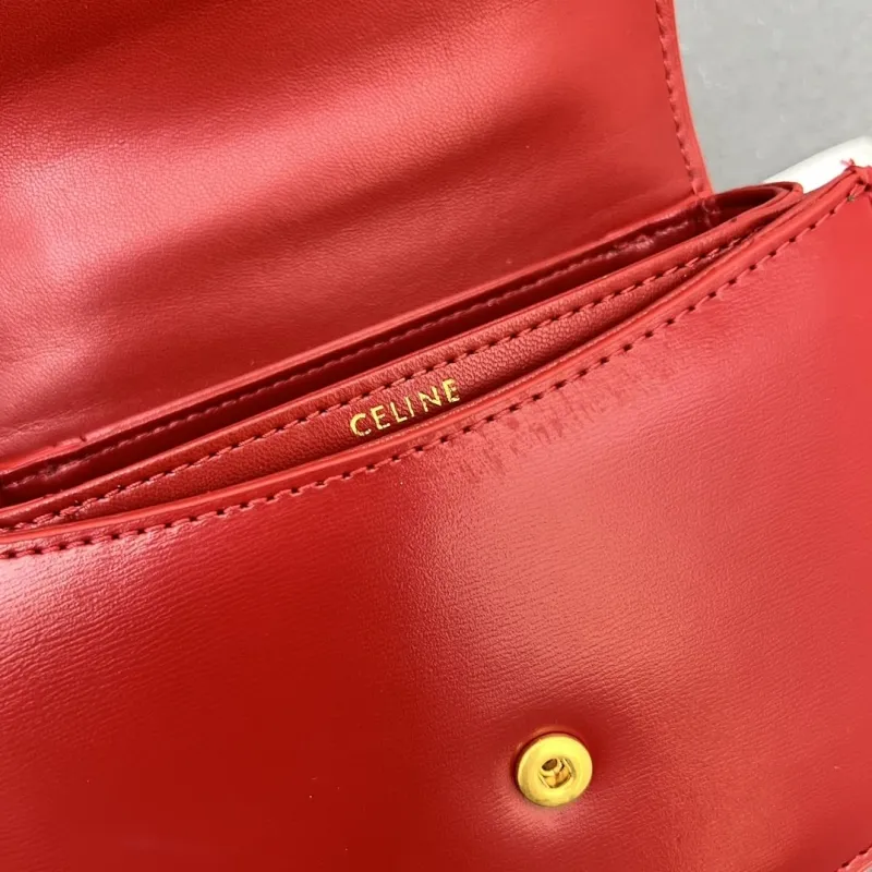 Celine Red Mini Top Handle Bag 7767SQ - Image 8