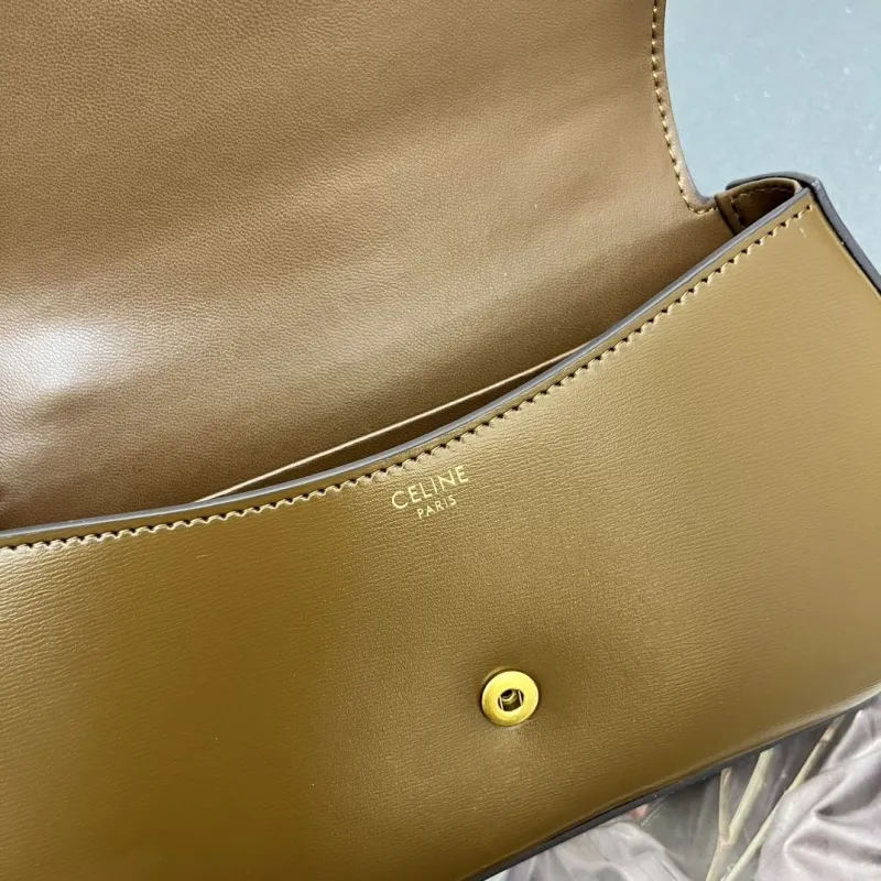 Alternative view of Celine Brown Top Handle Crossbody Bag 6635SQ