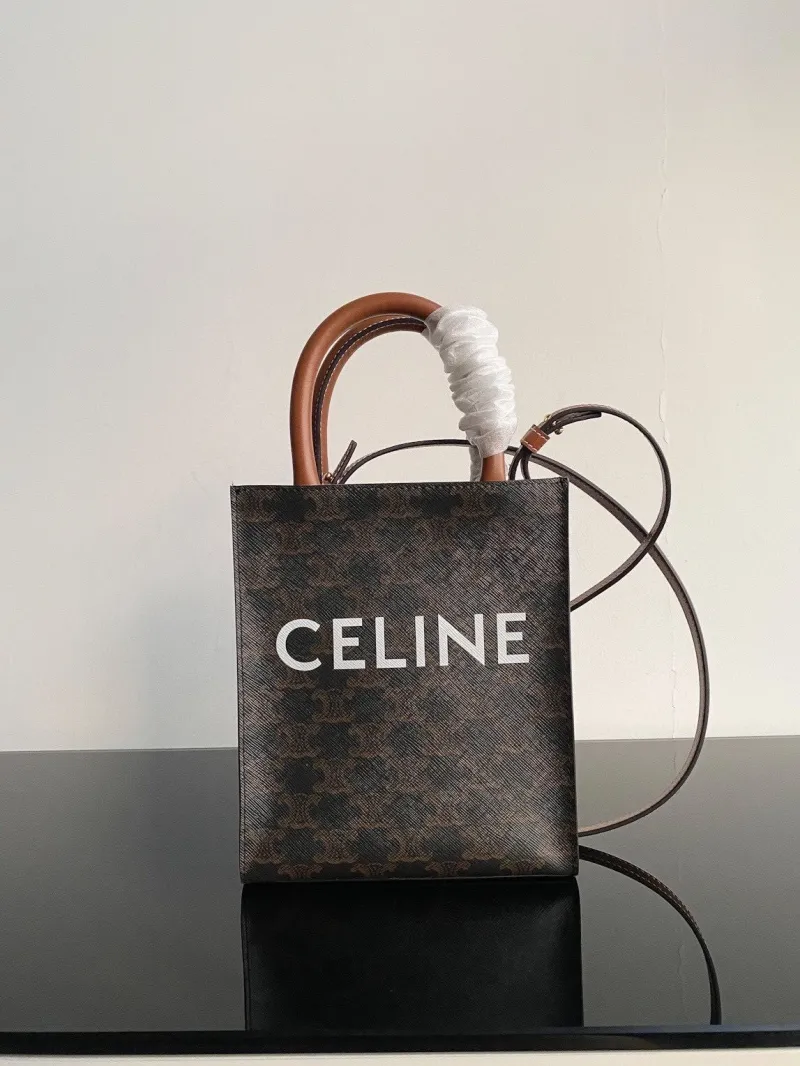 Celine Monogram Top Handle Crossbody Tote Bag 174