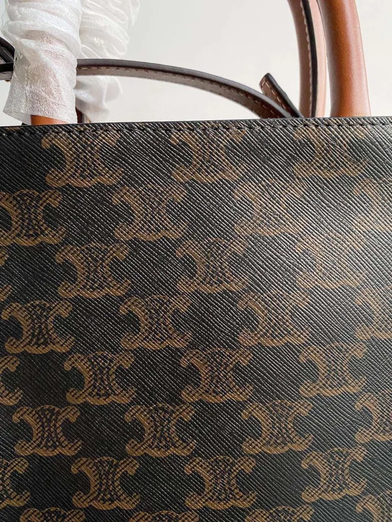 Celine Monogram Top Handle Crossbody Tote Bag 174 - Image 4