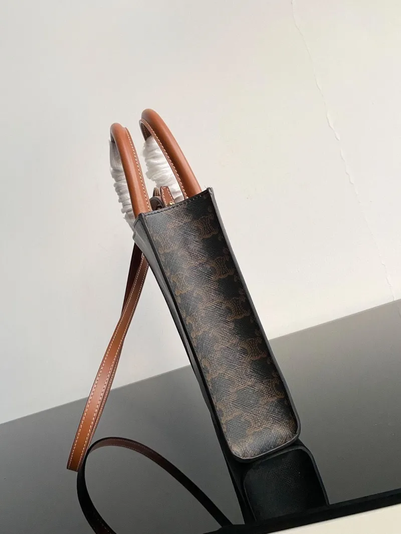 Celine Monogram Top Handle Crossbody Tote Bag 174 - Image 5