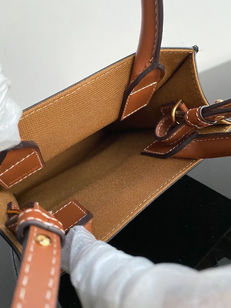 Celine Monogram Top Handle Crossbody Tote Bag 174 - Image 9