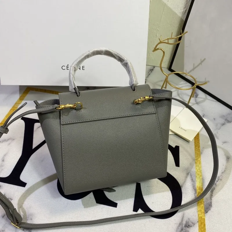 Alternative view of Celine Gray Top Handle Crossbody Bag