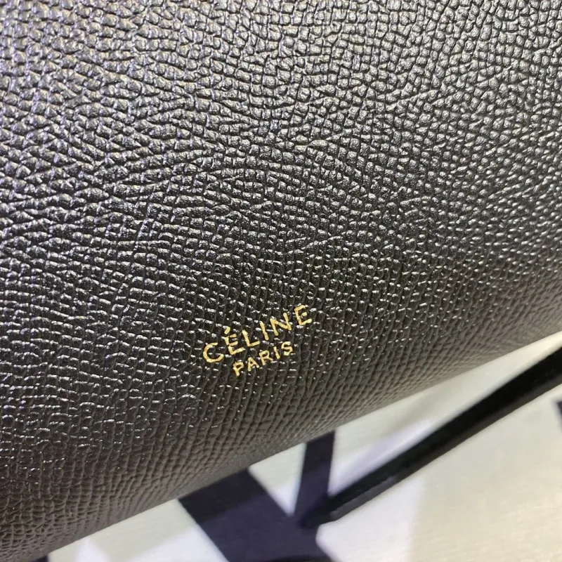 Celine Black Mini Top Handle Crossbody Bag - Image 5