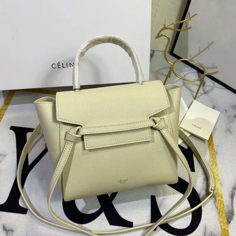 Celine Cream Top Handle Crossbody Bag 181