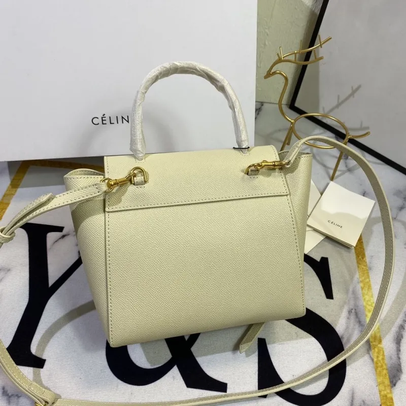 Alternative view of Celine Cream Top Handle Crossbody Bag 181