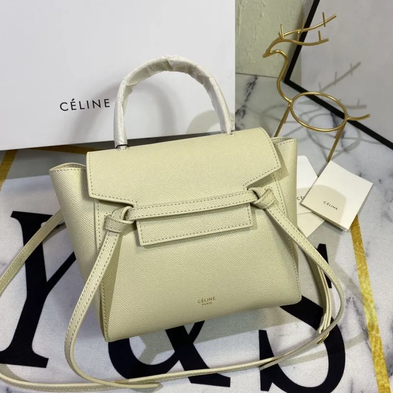Celine Cream Top Handle Crossbody Bag 181 - Image 3