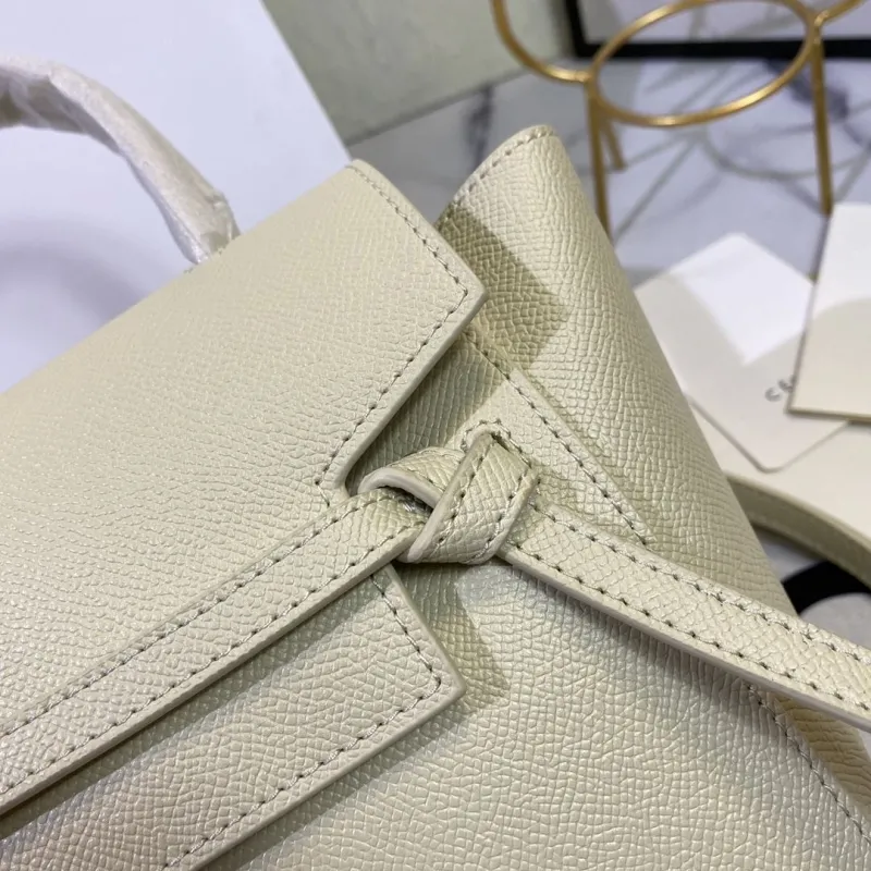 Celine Cream Top Handle Crossbody Bag 181 - Image 6