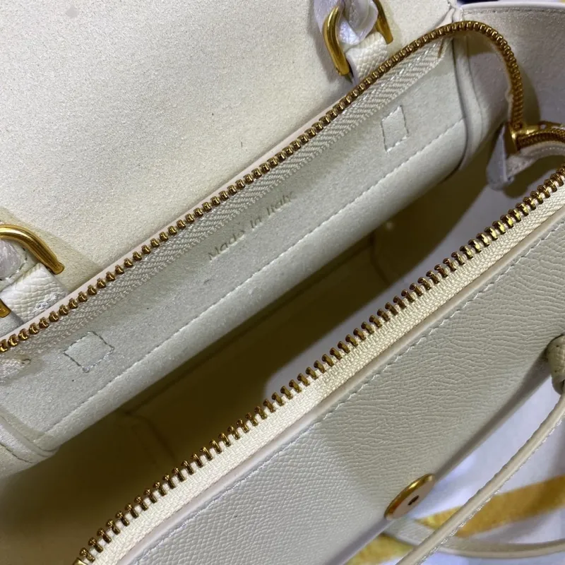Celine Cream Top Handle Crossbody Bag 181 - Image 9