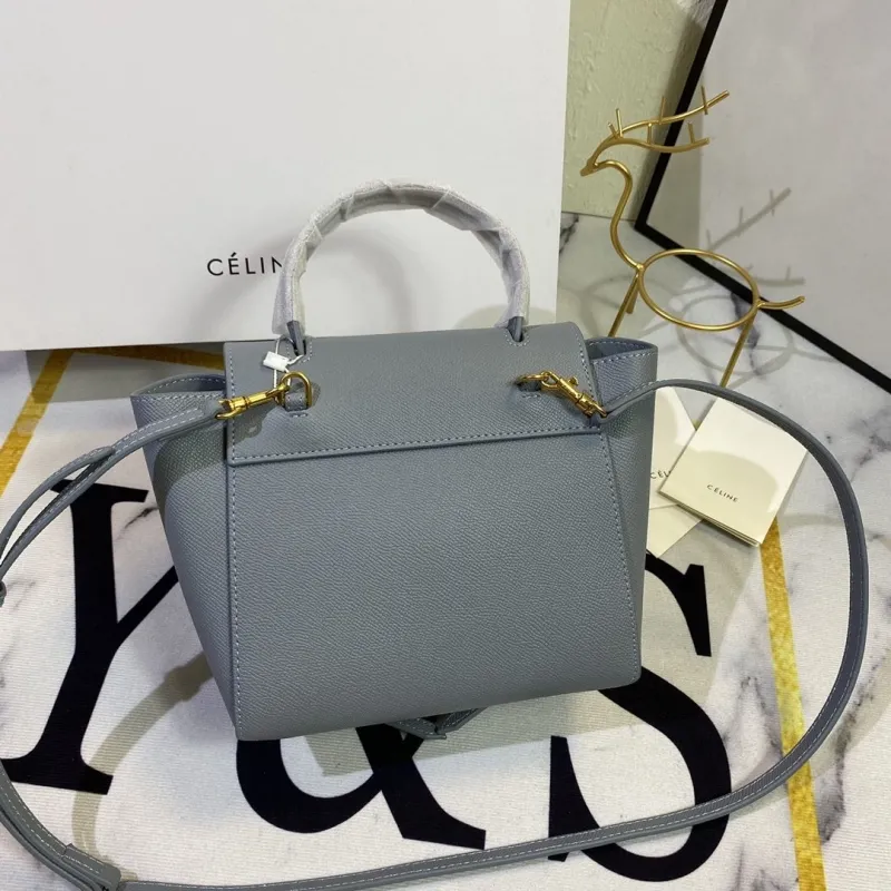 Alternative view of Celine 182 Mini Top Handle Crossbody Bag Light Blue