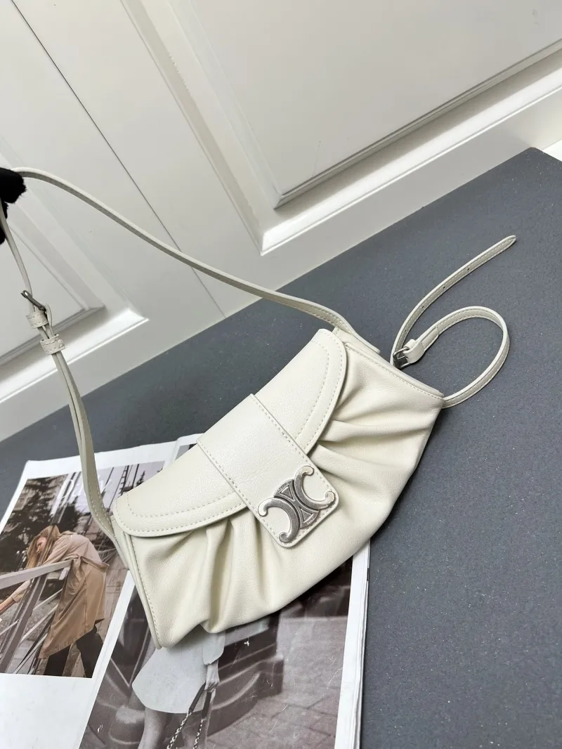 Celine Cream White Small Crossbody Bag 184 - Image 4