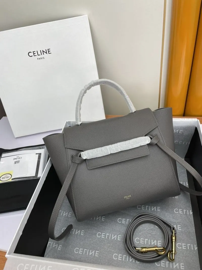 Celine Gray Top Handle Bag 229