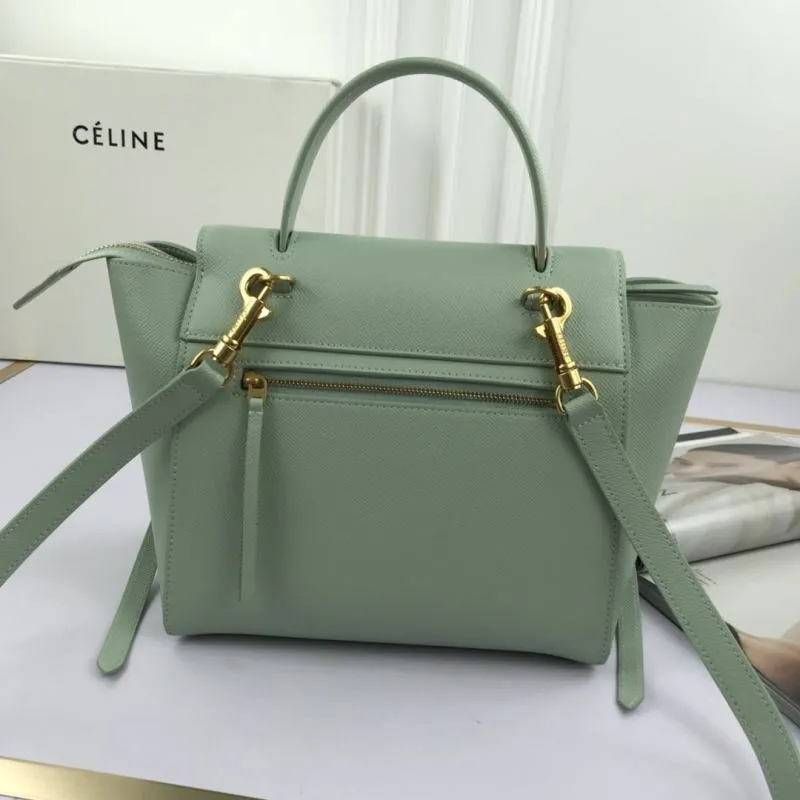Celine Mint Green Top Handle Bag 235 - Image 4