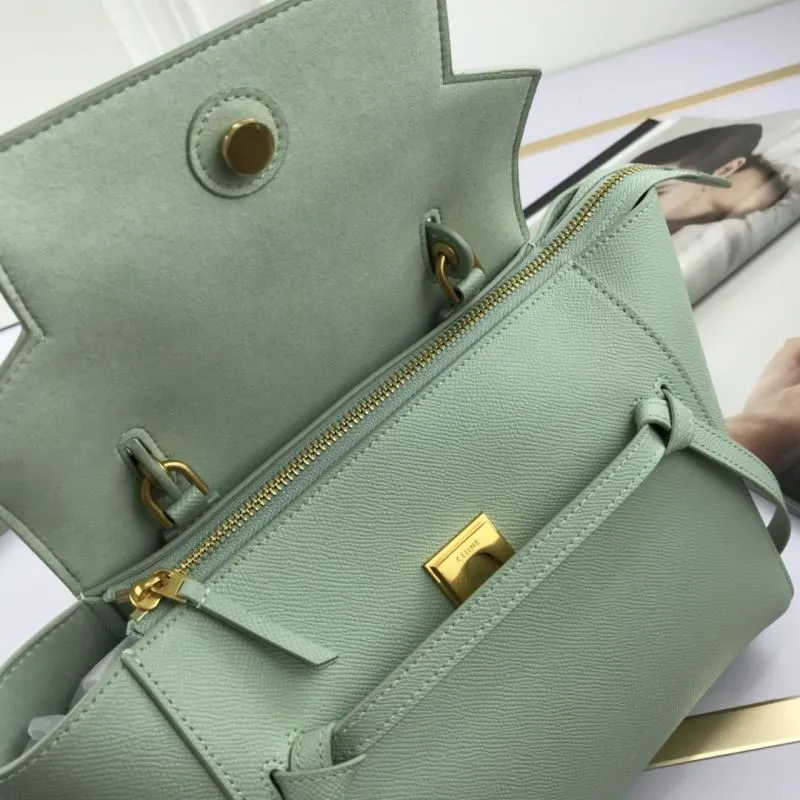 Celine Mint Green Top Handle Bag 235 - Image 7