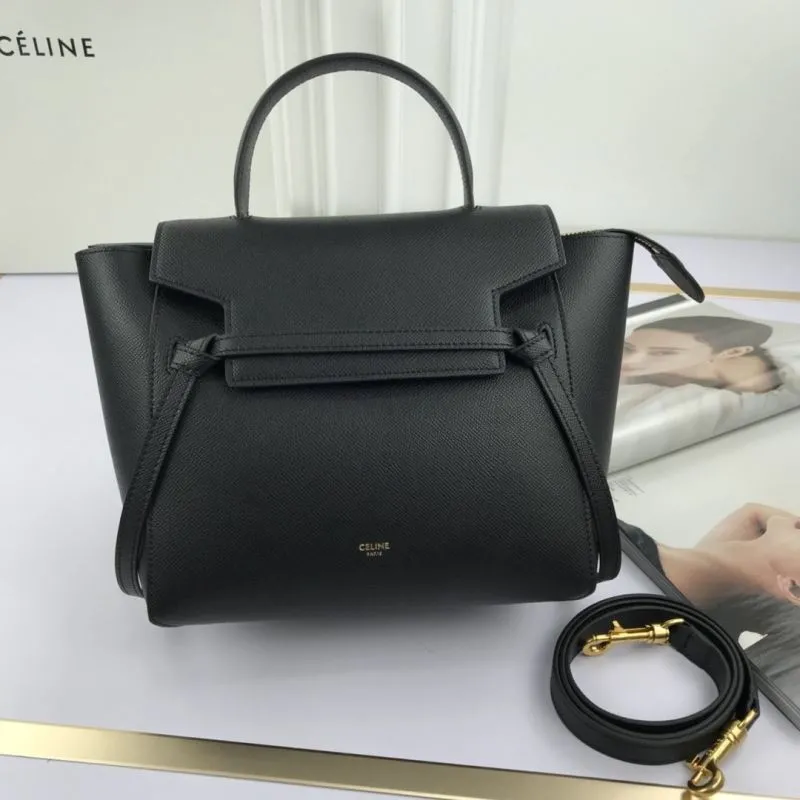 Celine Black Top Handle Bag 236
