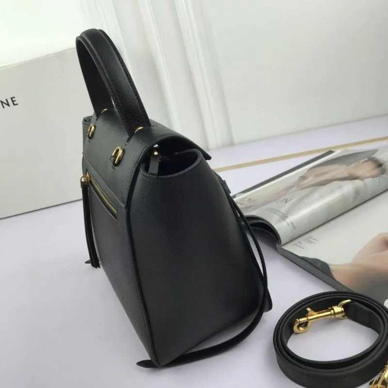 Alternative view of Celine Black Top Handle Bag 236