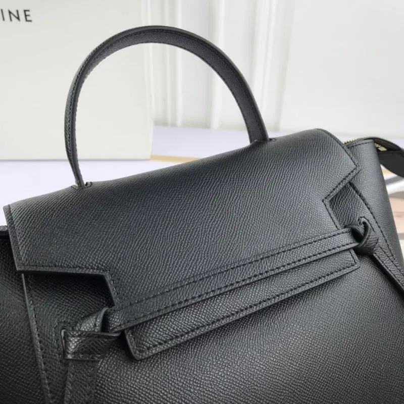 Celine Black Top Handle Bag 236 - Image 3