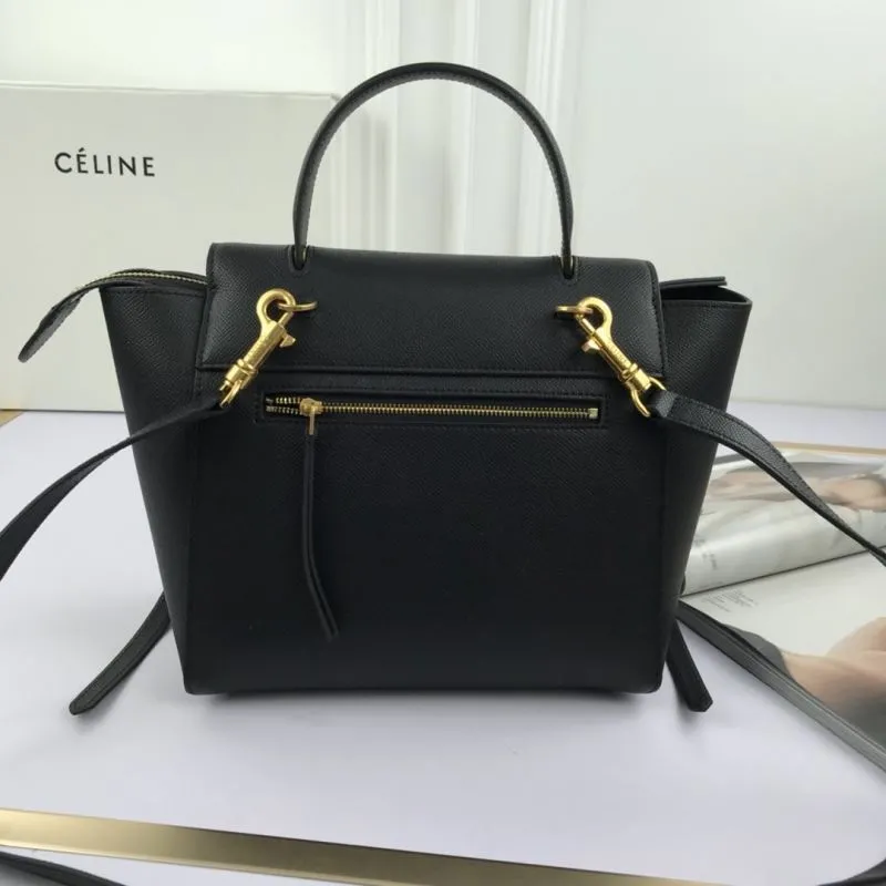 Celine Black Top Handle Bag 236 - Image 4