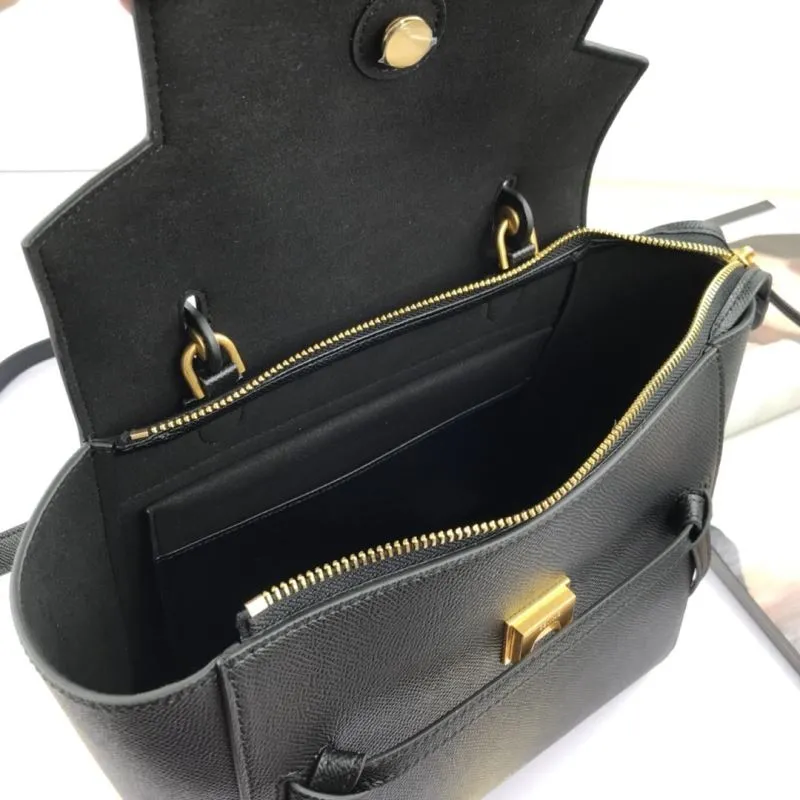 Celine Black Top Handle Bag 236 - Image 8