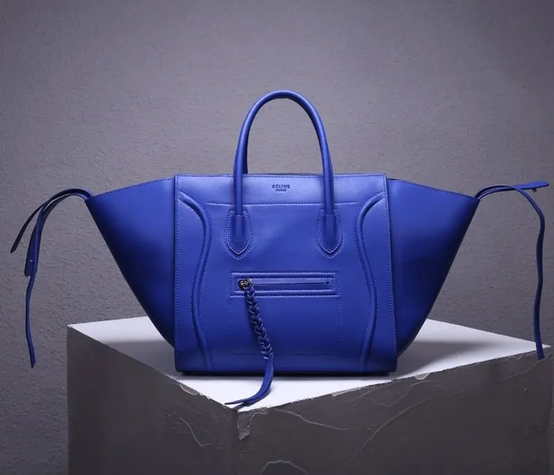 Celine Blue Top Handle Bag 242