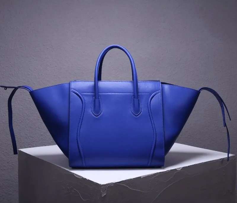 Celine Blue Top Handle Bag 242 - Image 3