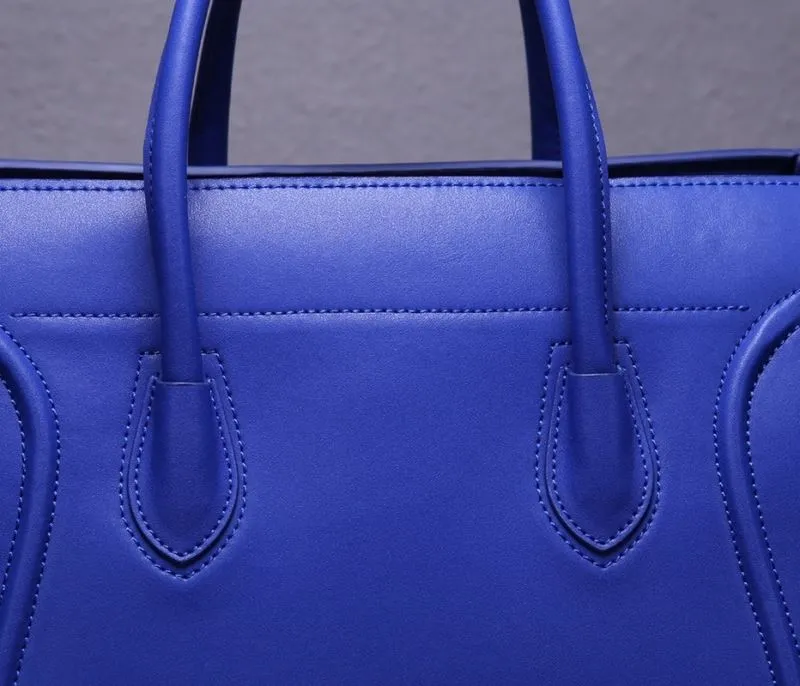 Celine Blue Top Handle Bag 242 - Image 8